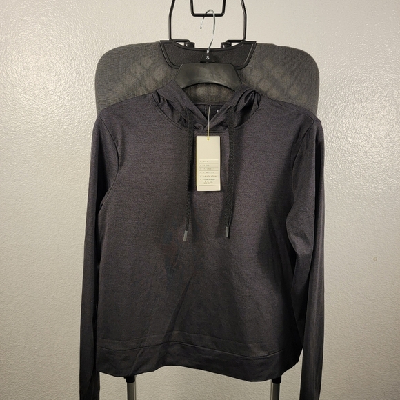 All in Motion Women's Size S Soft Stretch Hoodie Heathered Black UV Protection - Picture 1 of 6